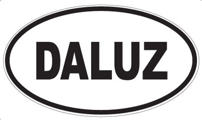DALUZ - Oval Sticker