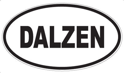 DALZEN - Oval Sticker
