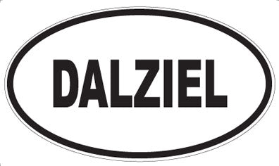 DALZIEL - Oval Sticker