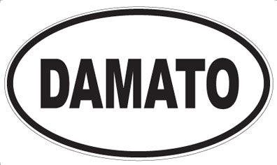 DAMATO - Oval Sticker