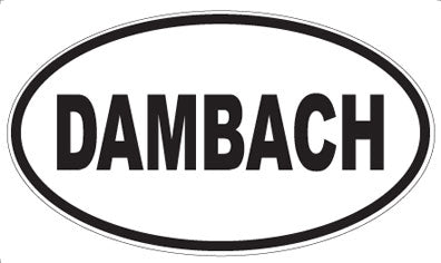 DAMBACH - Oval Sticker