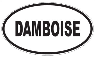 DAMBOISE - Oval Sticker