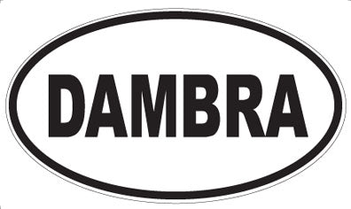 DAMBRA - Oval Sticker