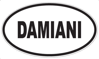 DAMIANI - Oval Sticker