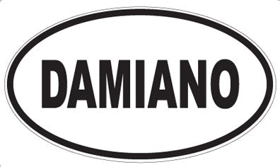 DAMIANO - Oval Sticker
