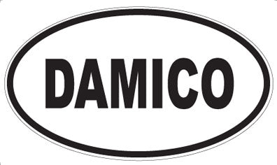 DAMICO - Oval Sticker