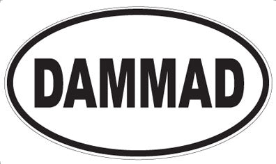 DAMMAD - Oval Sticker