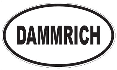 DAMMRICH - Oval Sticker