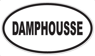 DAMPHOUSSE - Oval Sticker