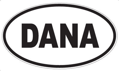 DANA - Oval Sticker