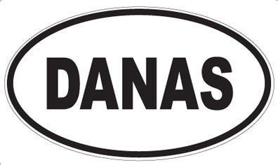 DANAS - Oval Sticker