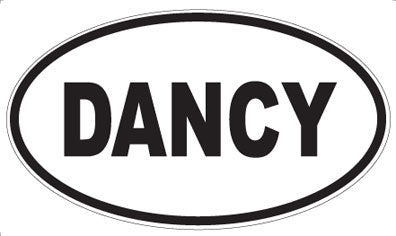 DANCY - Oval Sticker