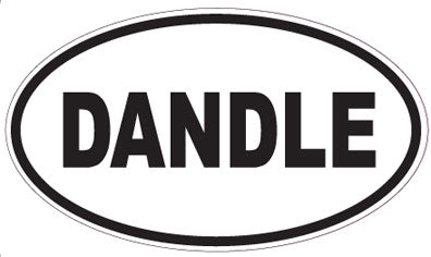 DANDLE - Oval Sticker