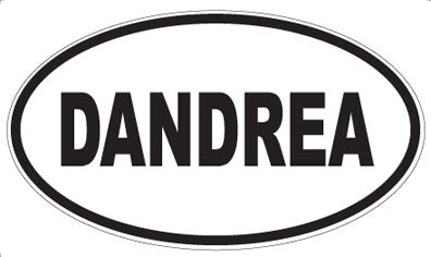 DANDREA - Oval Sticker