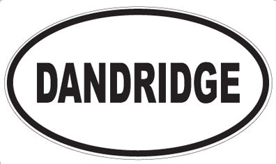 DANDRIDGE - Oval Sticker