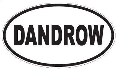 DANDROW - Oval Sticker