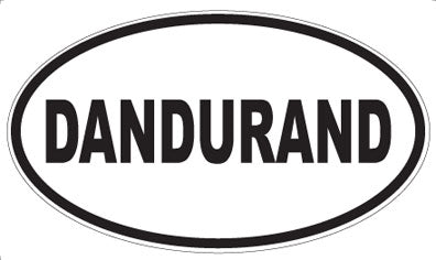 DANDURAND - Oval Sticker