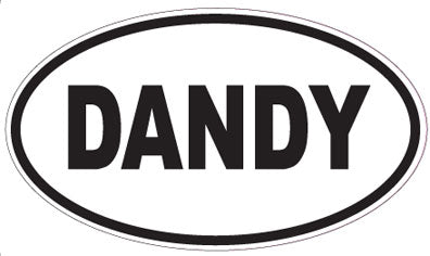 DANDY - Oval Magnet