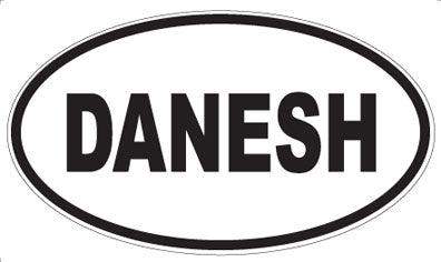 DANESH - Oval Sticker