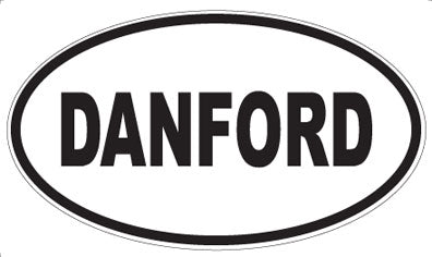 DANFORD - Oval Sticker