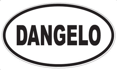 DANGELO - Oval Sticker
