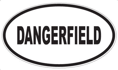 DANGERFIELD - Oval Sticker