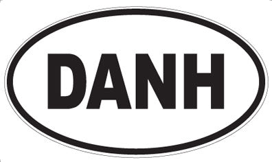 DANH - Oval Sticker