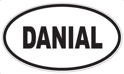 DANIAL - Oval Sticker