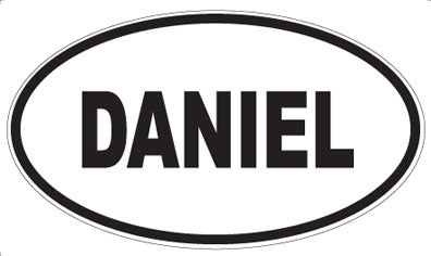 DANIEL - Oval Sticker