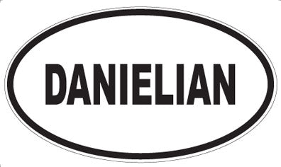 DANIELIAN - Oval Sticker