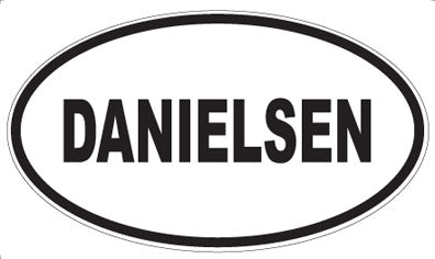 DANIELSEN - Oval Sticker