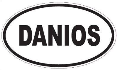 DANIOS - Oval Sticker