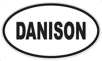 DANISON - Oval Sticker