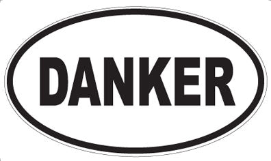 DANKER - Oval Magnet