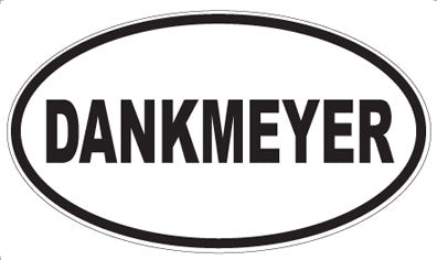 DANKMEYER - Oval Sticker