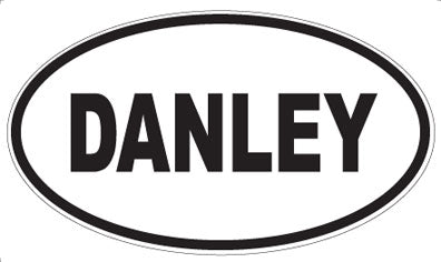 DANLEY - Oval Sticker