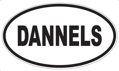 DANNELS - Oval Magnet