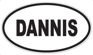 DANNIS - Oval Sticker