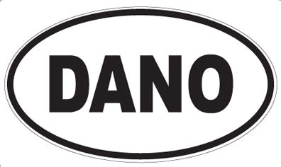 DANO - Oval Sticker