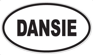 DANSIE - Oval Sticker