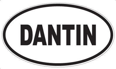 DANTIN - Oval Sticker
