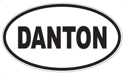 DANTON - Oval Sticker