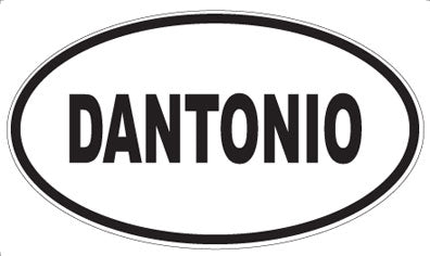 DANTONIO - Oval Sticker