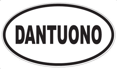 DANTUONO - Oval Sticker