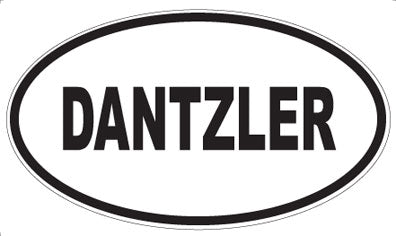 DANTZLER - Oval Sticker