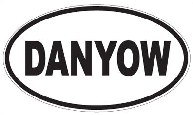 DANYOW - Oval Sticker