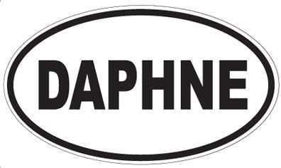 DAPHNE - Oval Sticker