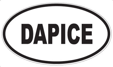 DAPICE - Oval Sticker