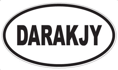 DARAKJY - Oval Sticker