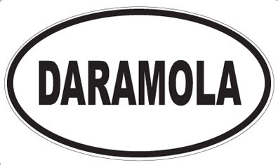 DARAMOLA - Oval Sticker
